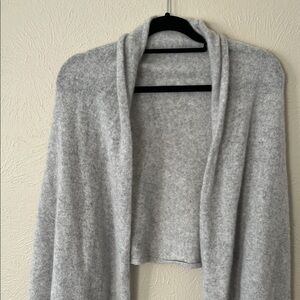 Cozy Gray Knit Cardigan